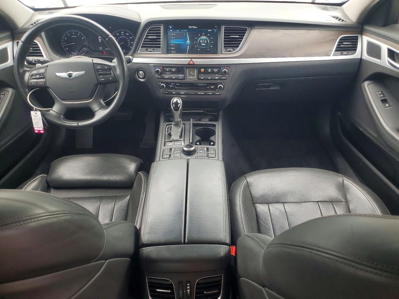 2015 Hyundai Genesis 3.8l Silver vin: KMHGN4JE3FU058165
