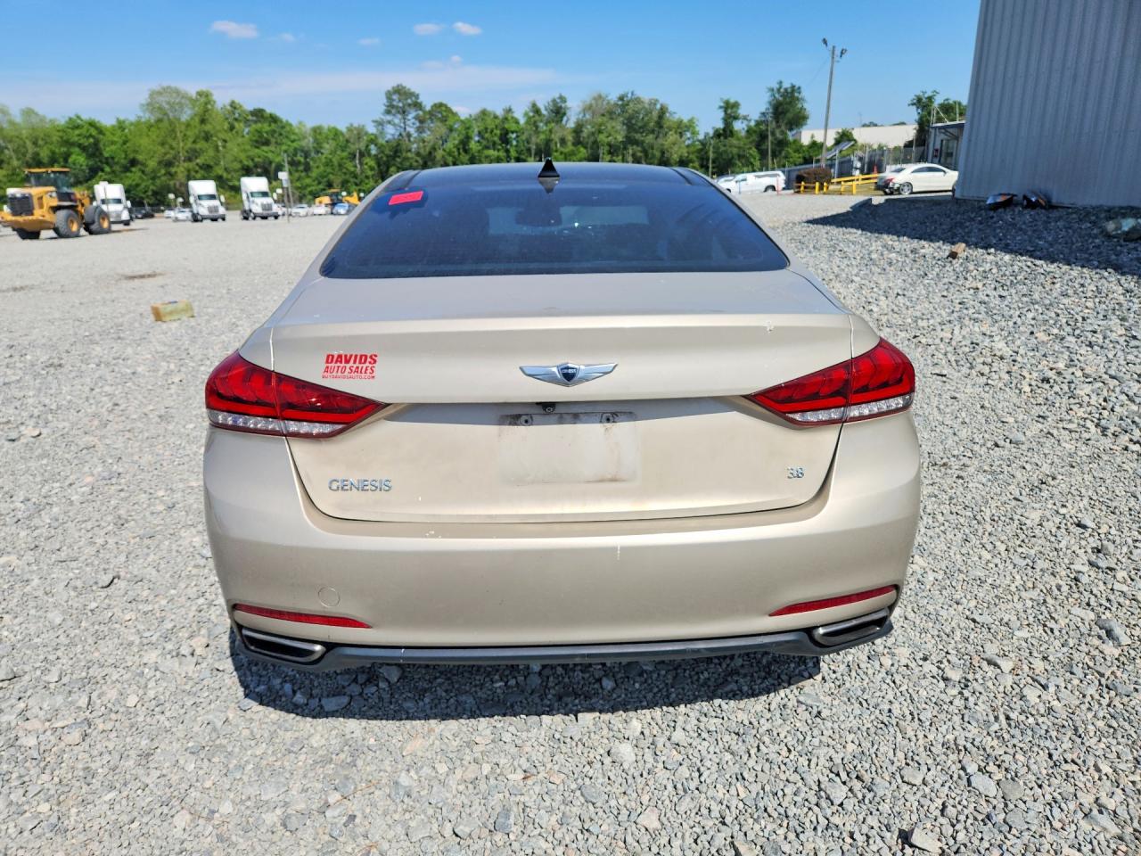 2015 Hyundai Genesis 3.8l Gold vin: KMHGN4JE3FU078044