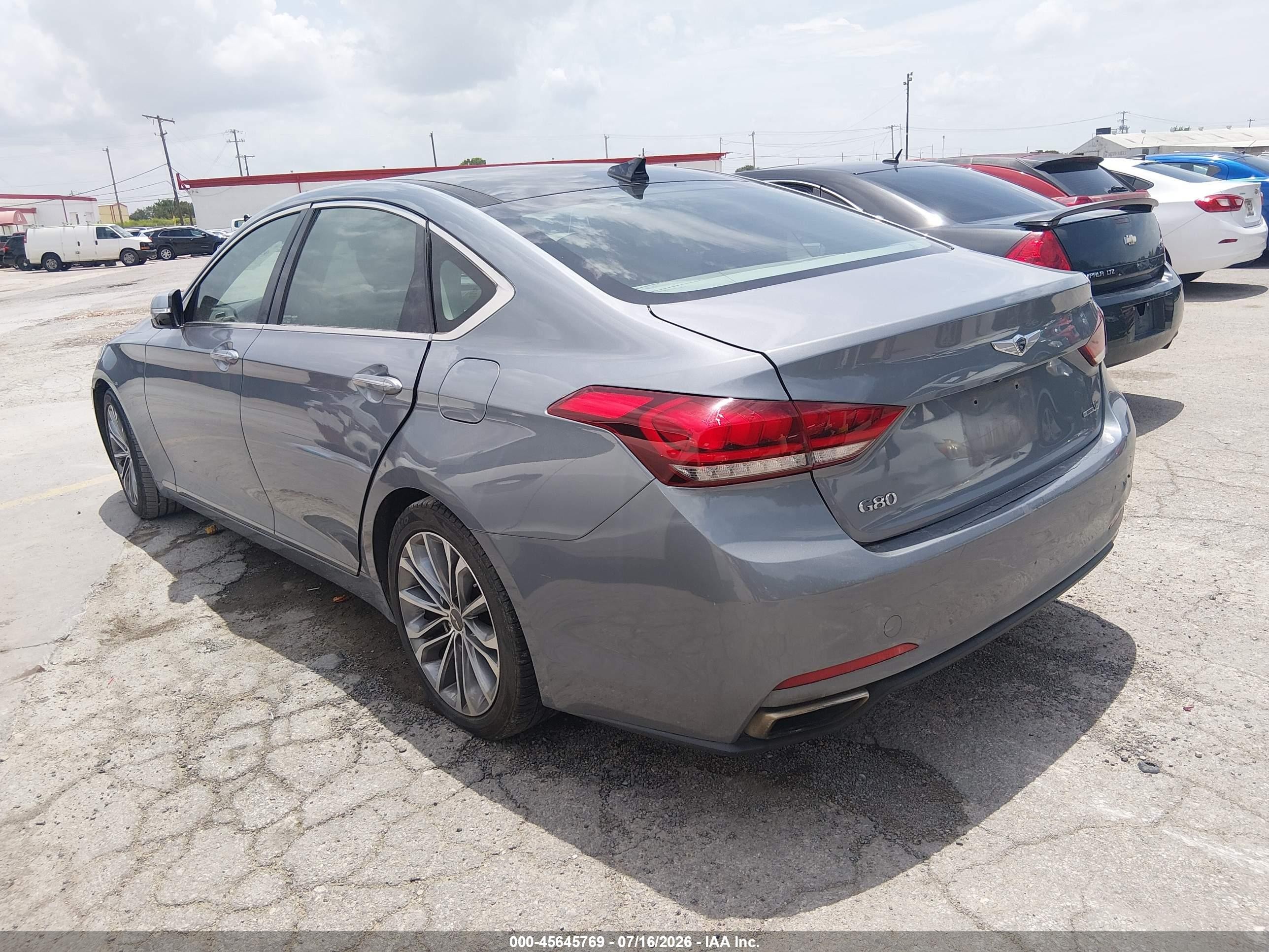 2015 Hyundai Genesis 3.8 Blue vin: KMHGN4JE3FU080554