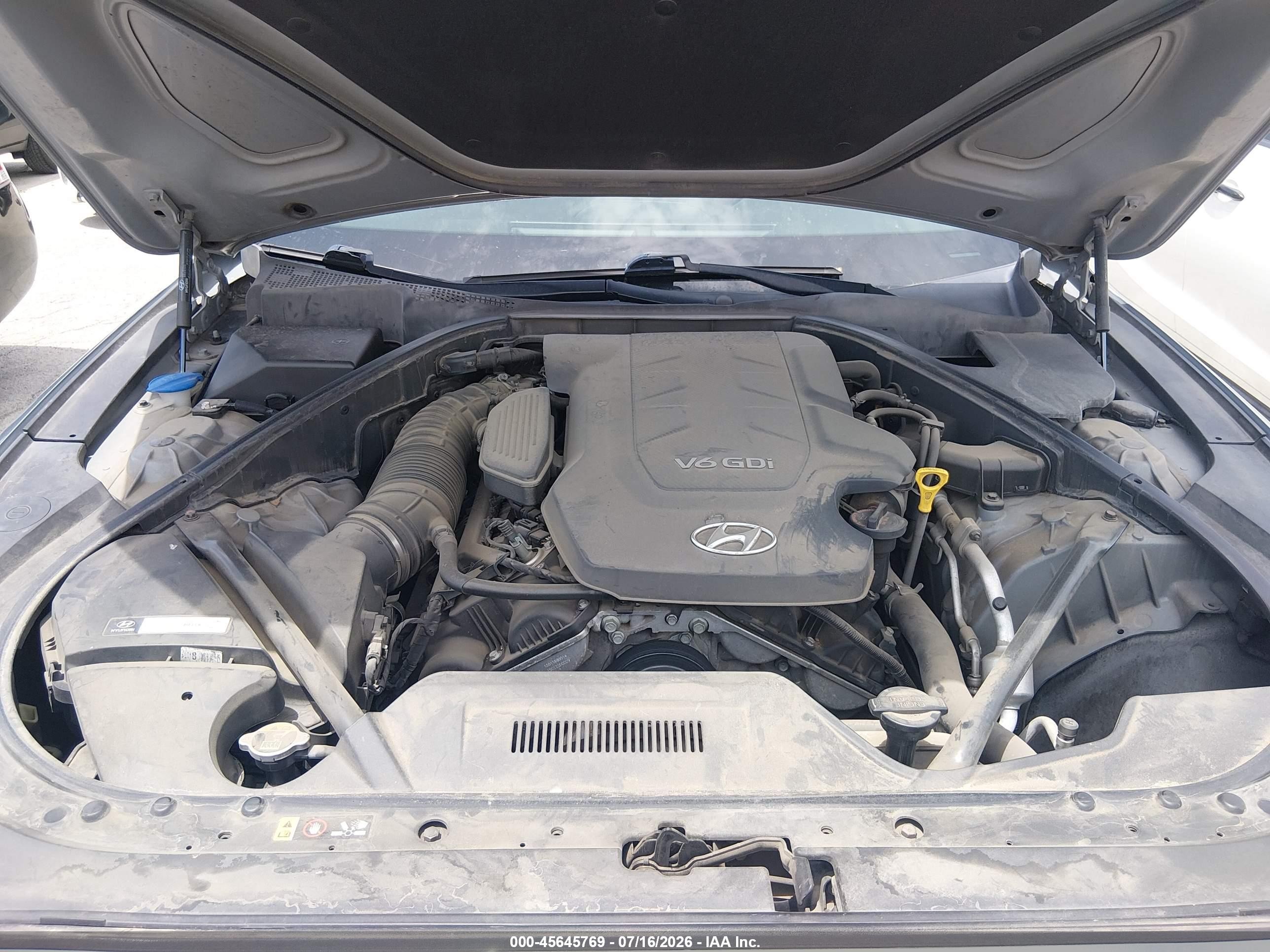 2015 Hyundai Genesis 3.8 Blue vin: KMHGN4JE3FU080554