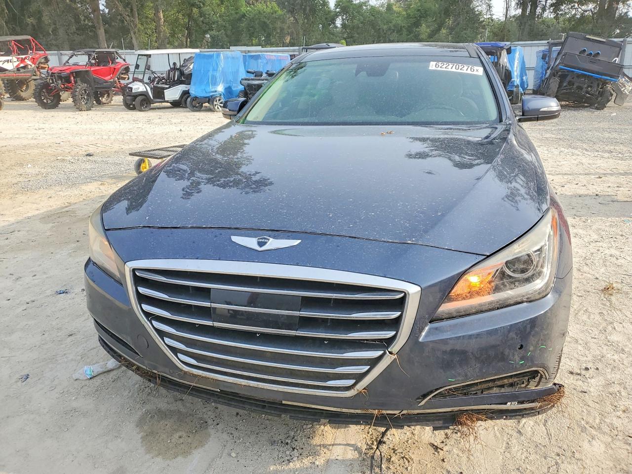 2015 Hyundai Genesis 3.8l Blue vin: KMHGN4JE3FU083812