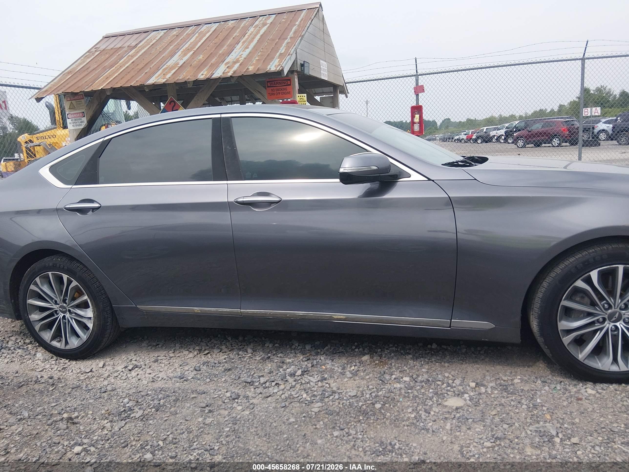 2015 Hyundai Genesis 3.8 Серый vin: KMHGN4JE3FU099945