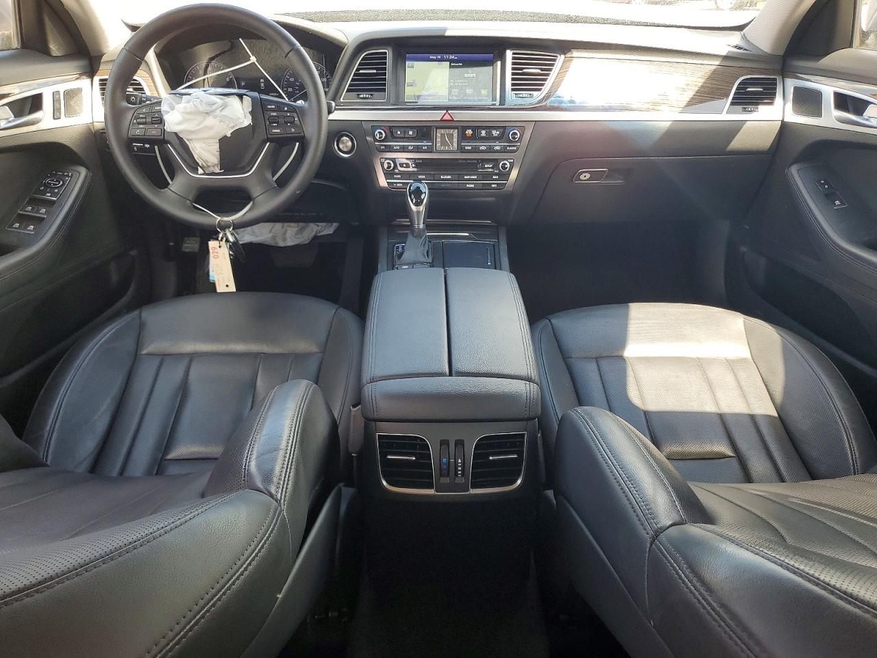 2015 Hyundai Genesis Серый vin: KMHGN4JE4FU028558