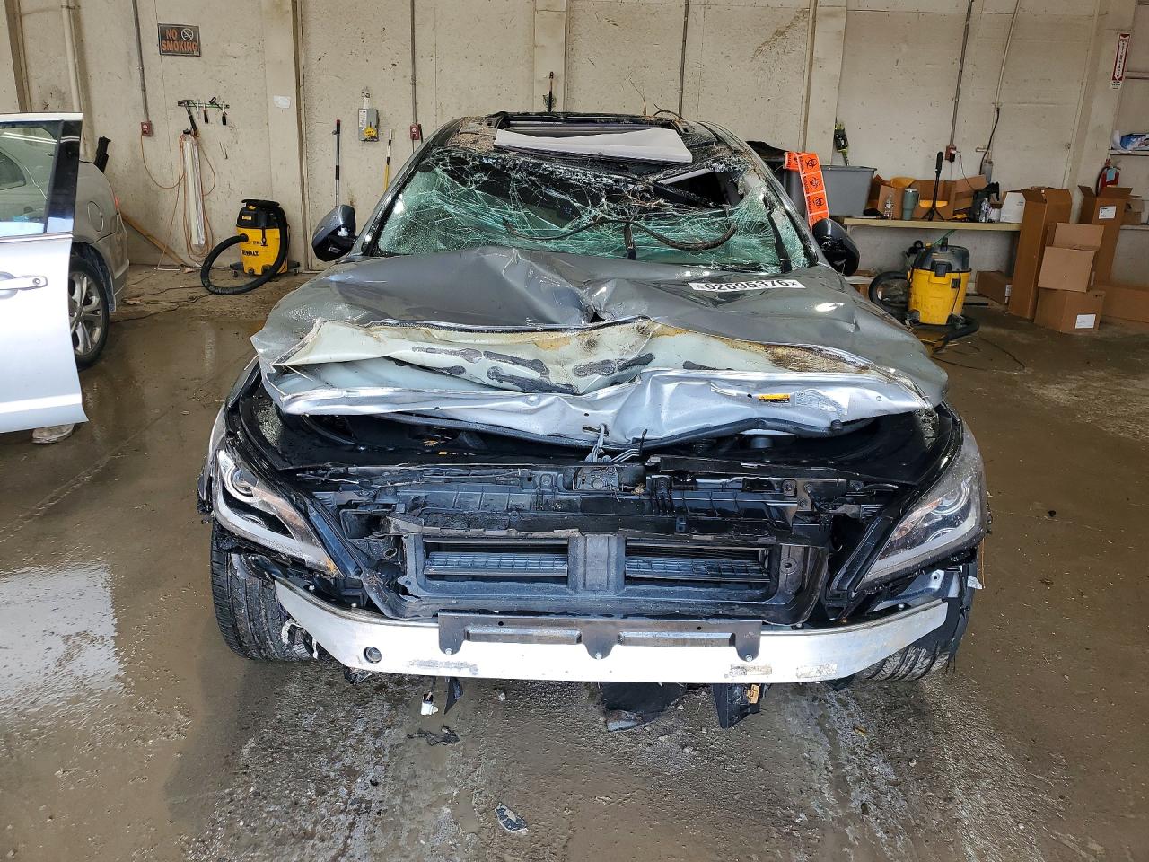 2015 Hyundai Genesis 3.8l Gray vin: KMHGN4JE4FU046008