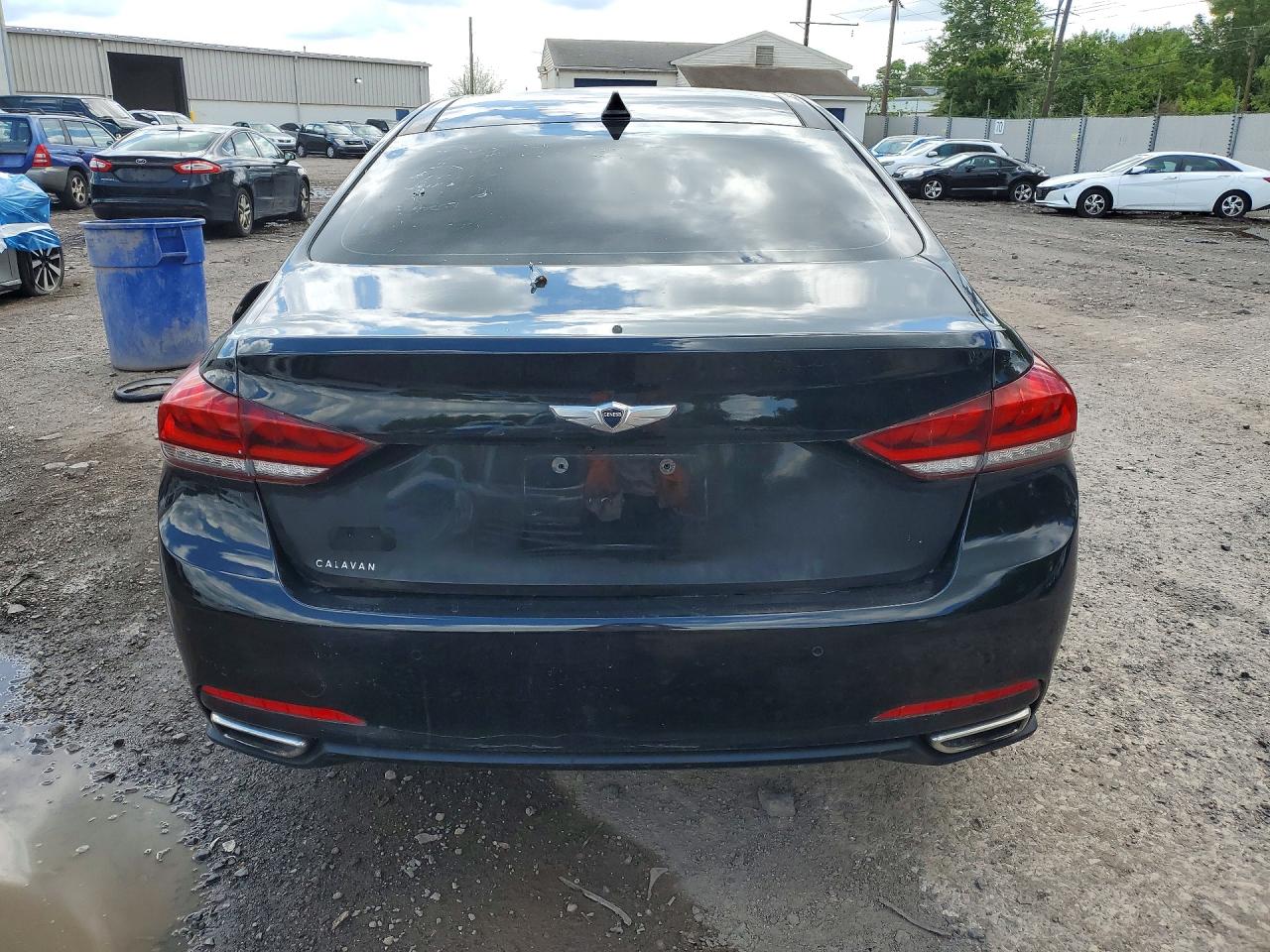 2015 Hyundai Genesis 3.8l Black vin: KMHGN4JE4FU059129