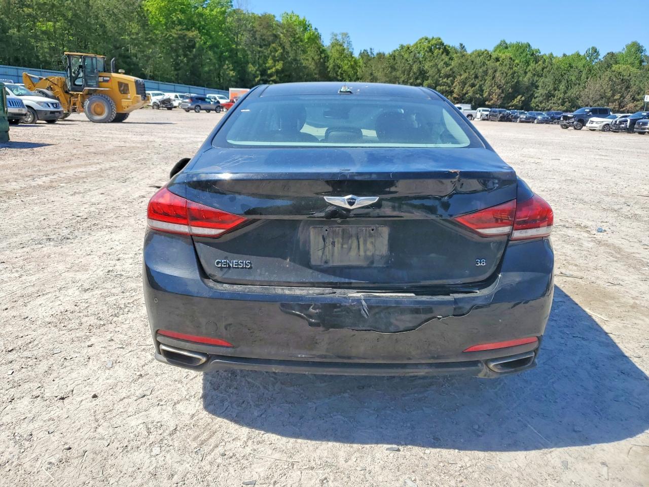 2015 Hyundai Genesis 3.8l Black vin: KMHGN4JE4FU070163