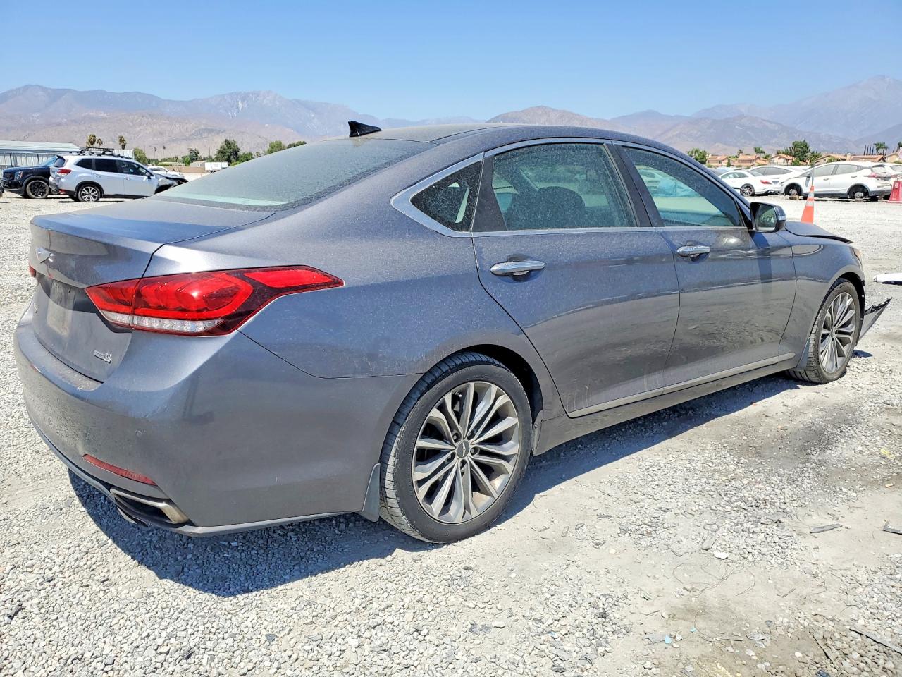 2015 Hyundai Genesis 3.8l Угольный vin: KMHGN4JE4FU070308