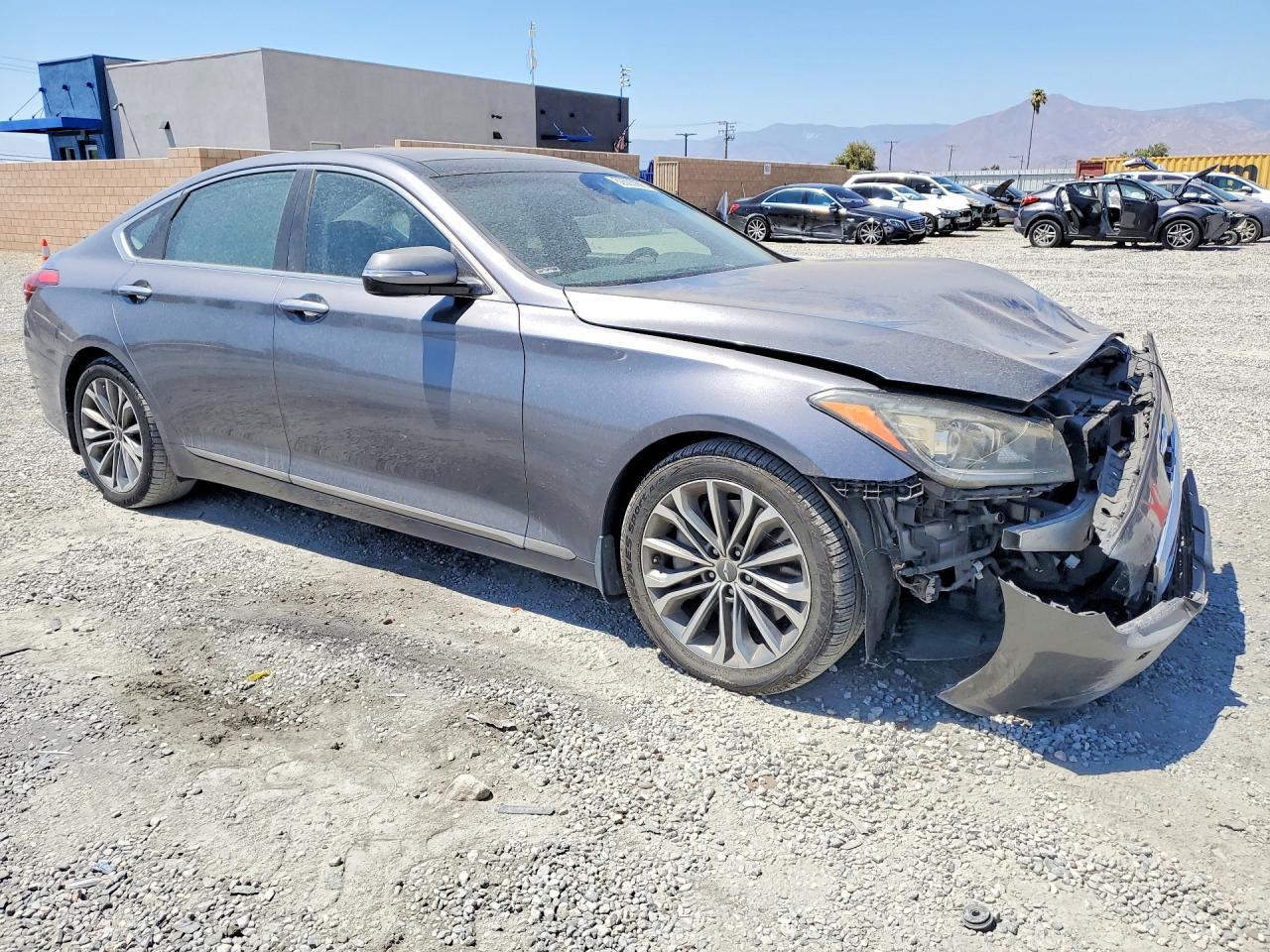 2015 Hyundai Genesis 3.8l Угольный vin: KMHGN4JE4FU070308