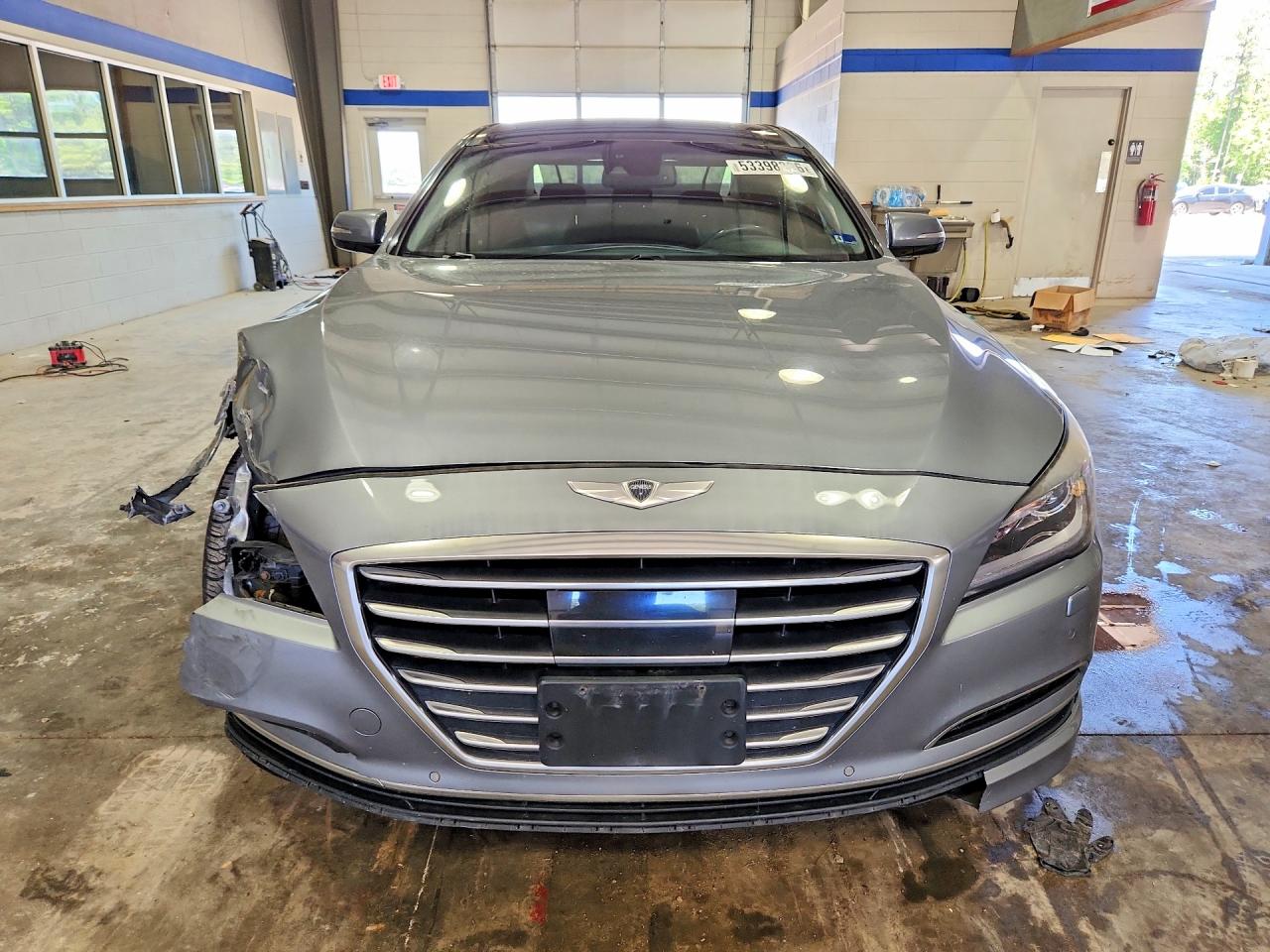 2015 Hyundai Genesis 3.8l Gray vin: KMHGN4JE4FU073841
