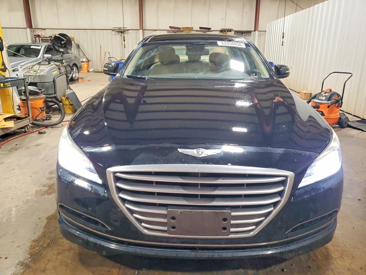 2015 Hyundai Genesis 3.8l Black vin: KMHGN4JE4FU088100