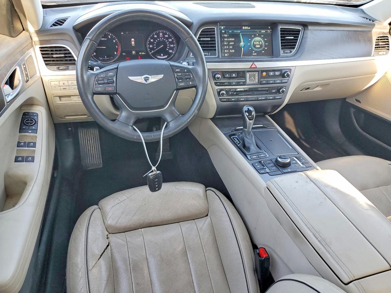 2015 Hyundai Genesis 3.8l Blue vin: KMHGN4JE4FU090333