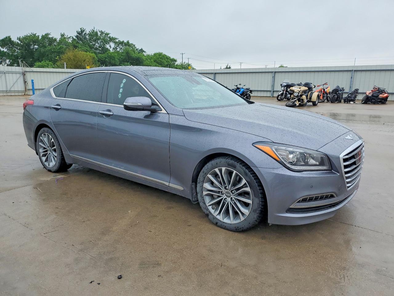2015 Hyundai Genesis 3.8l Gray vin: KMHGN4JE4FU095578
