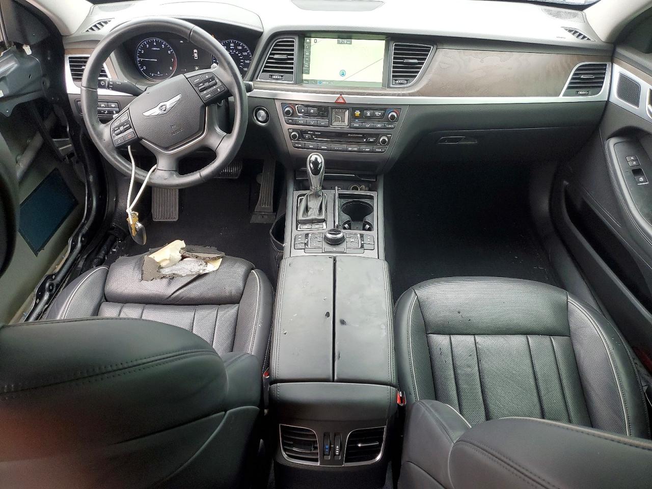 2015 Hyundai Genesis 3.8l Gray vin: KMHGN4JE4FU095578