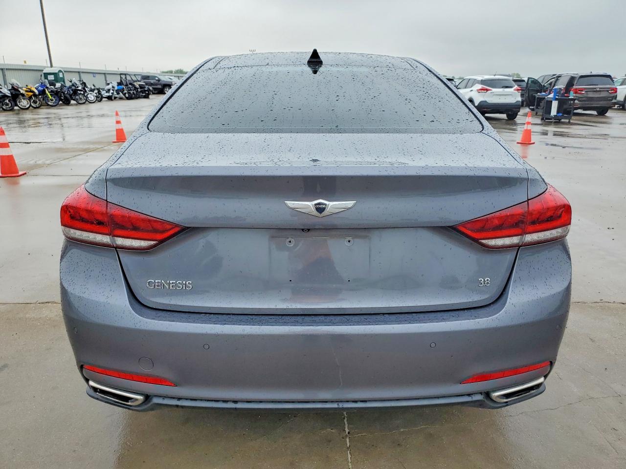 2015 Hyundai Genesis 3.8l Gray vin: KMHGN4JE4FU095578