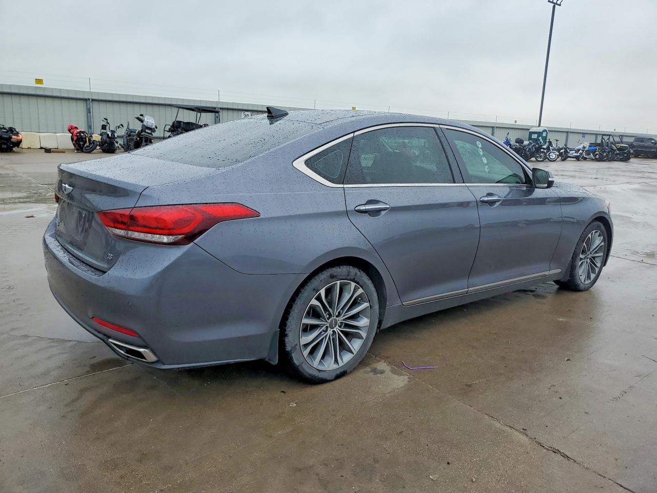 2015 Hyundai Genesis 3.8l Gray vin: KMHGN4JE4FU095578