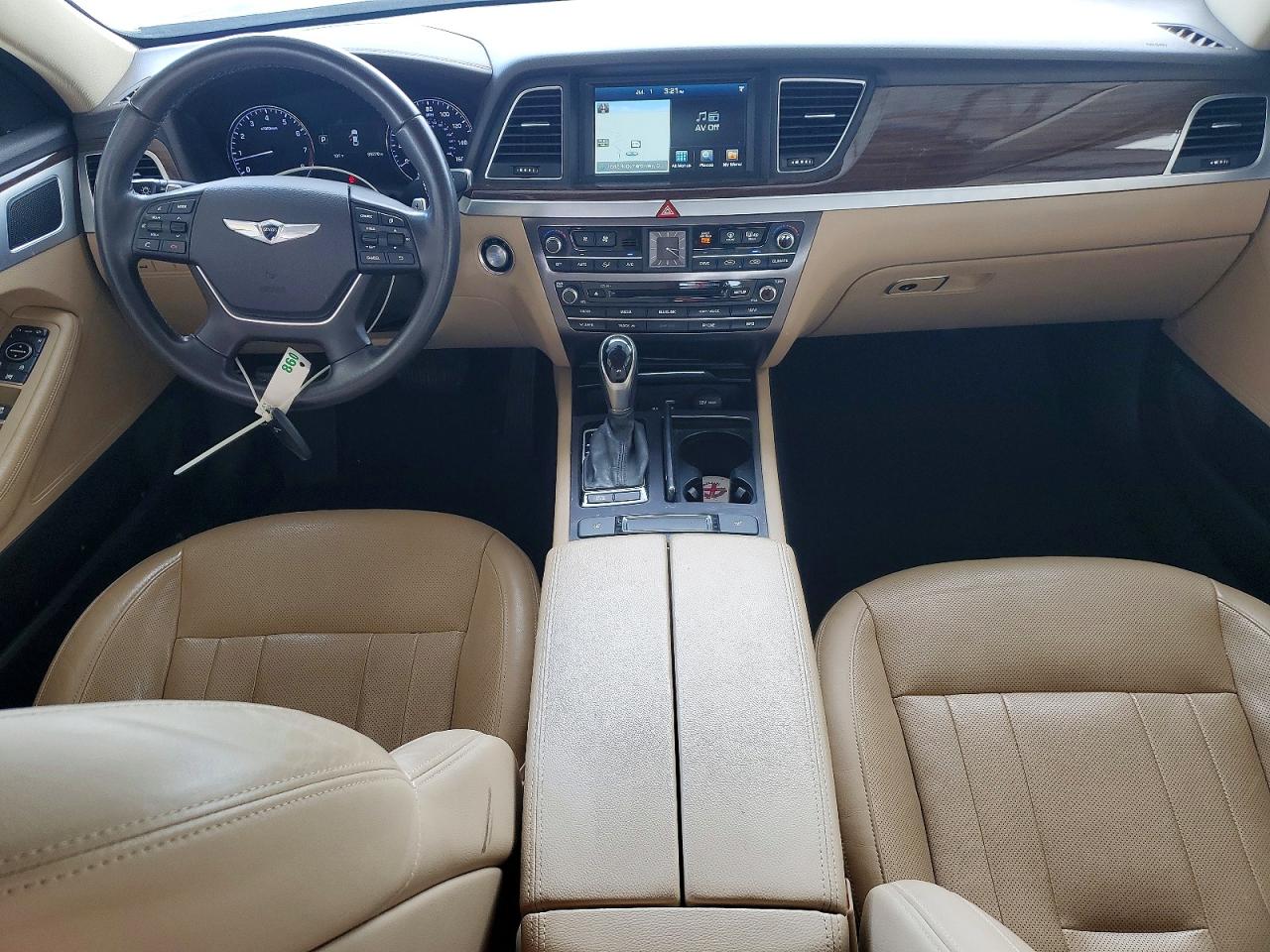 2015 Hyundai Genesis 3.8l Blue vin: KMHGN4JE5FU014605