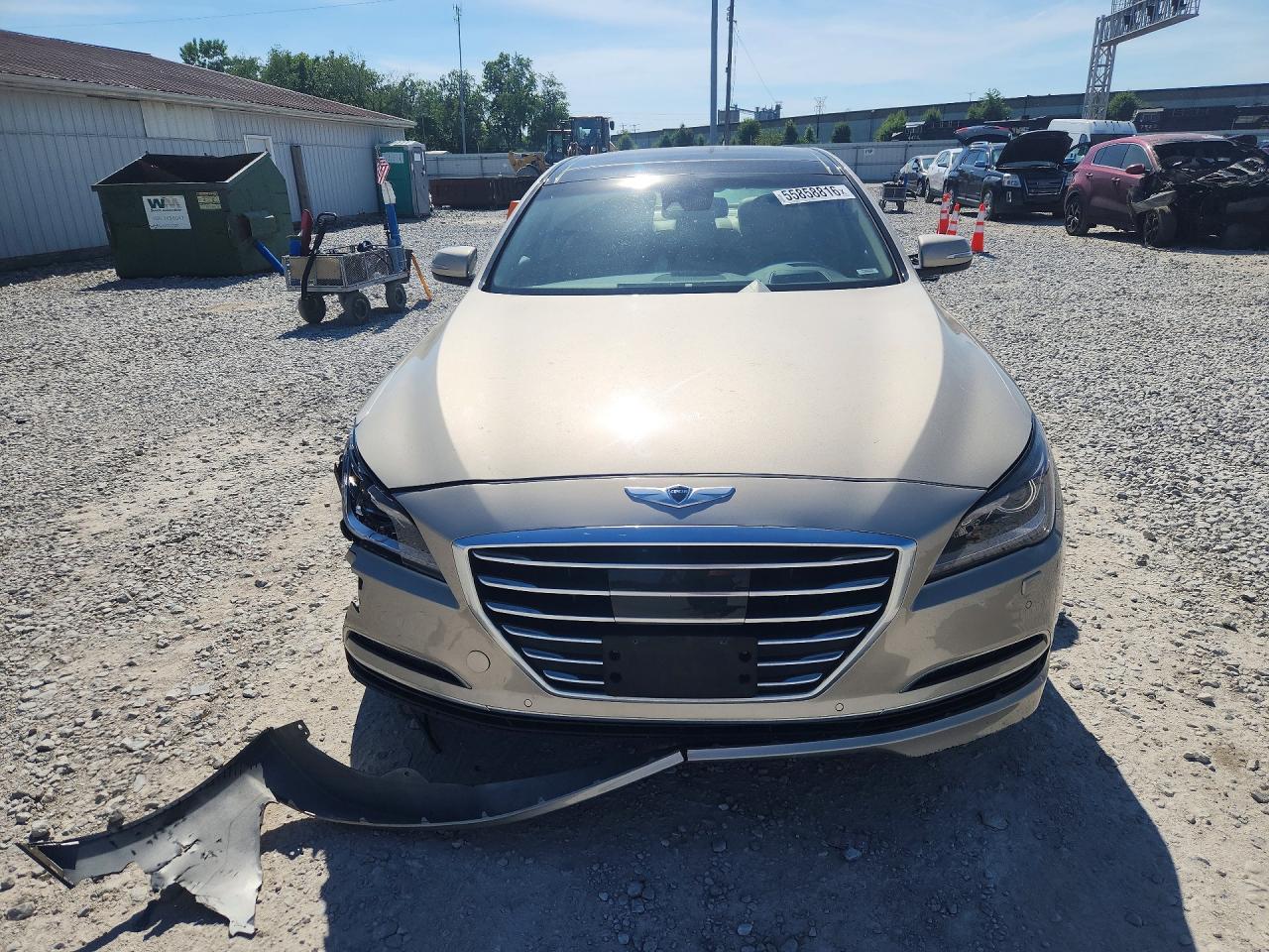 2015 Hyundai Genesis 3.8l Gold vin: KMHGN4JE5FU038208