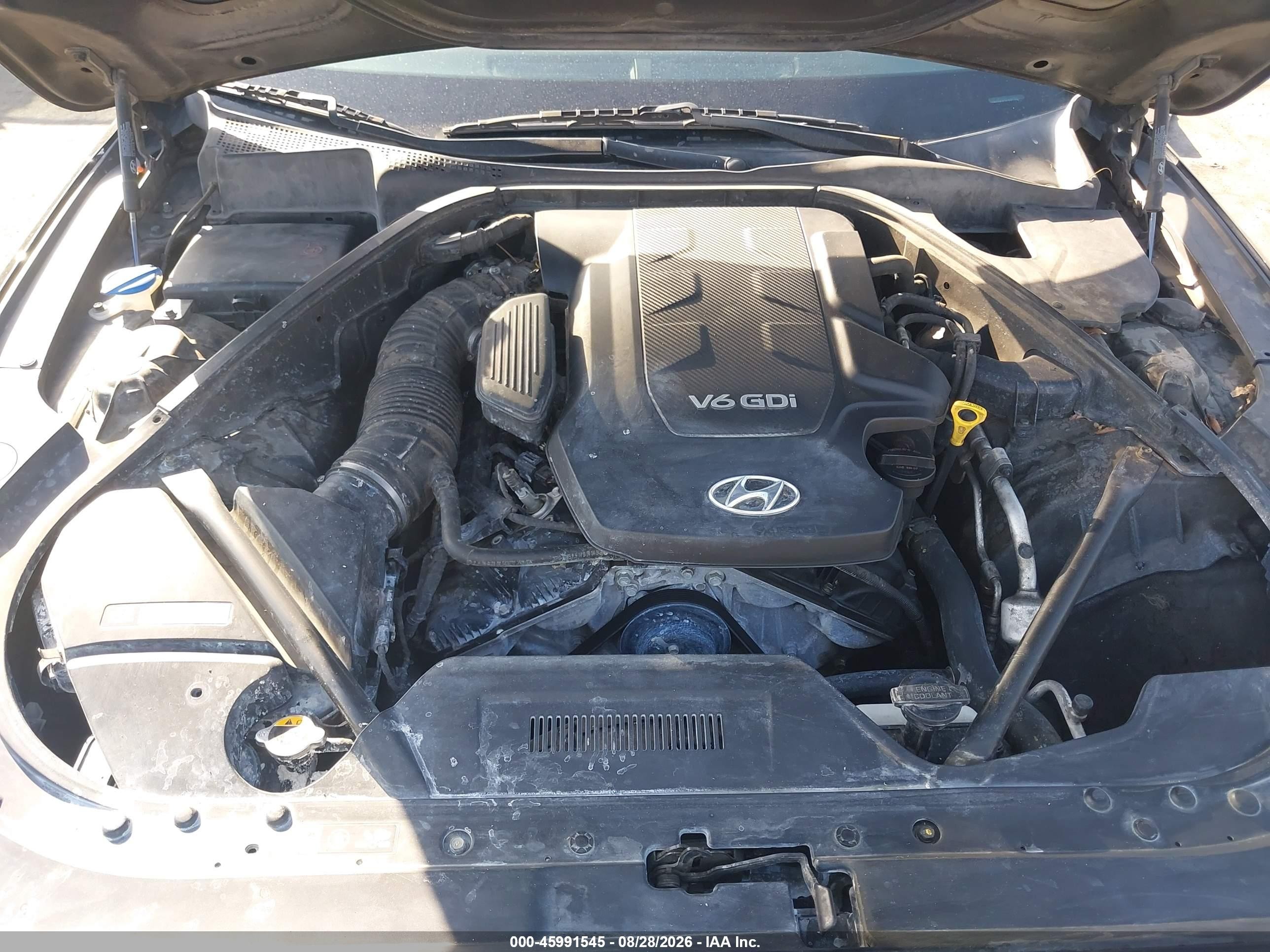 2015 Hyundai Genesis 3.8 Black vin: KMHGN4JE5FU041240