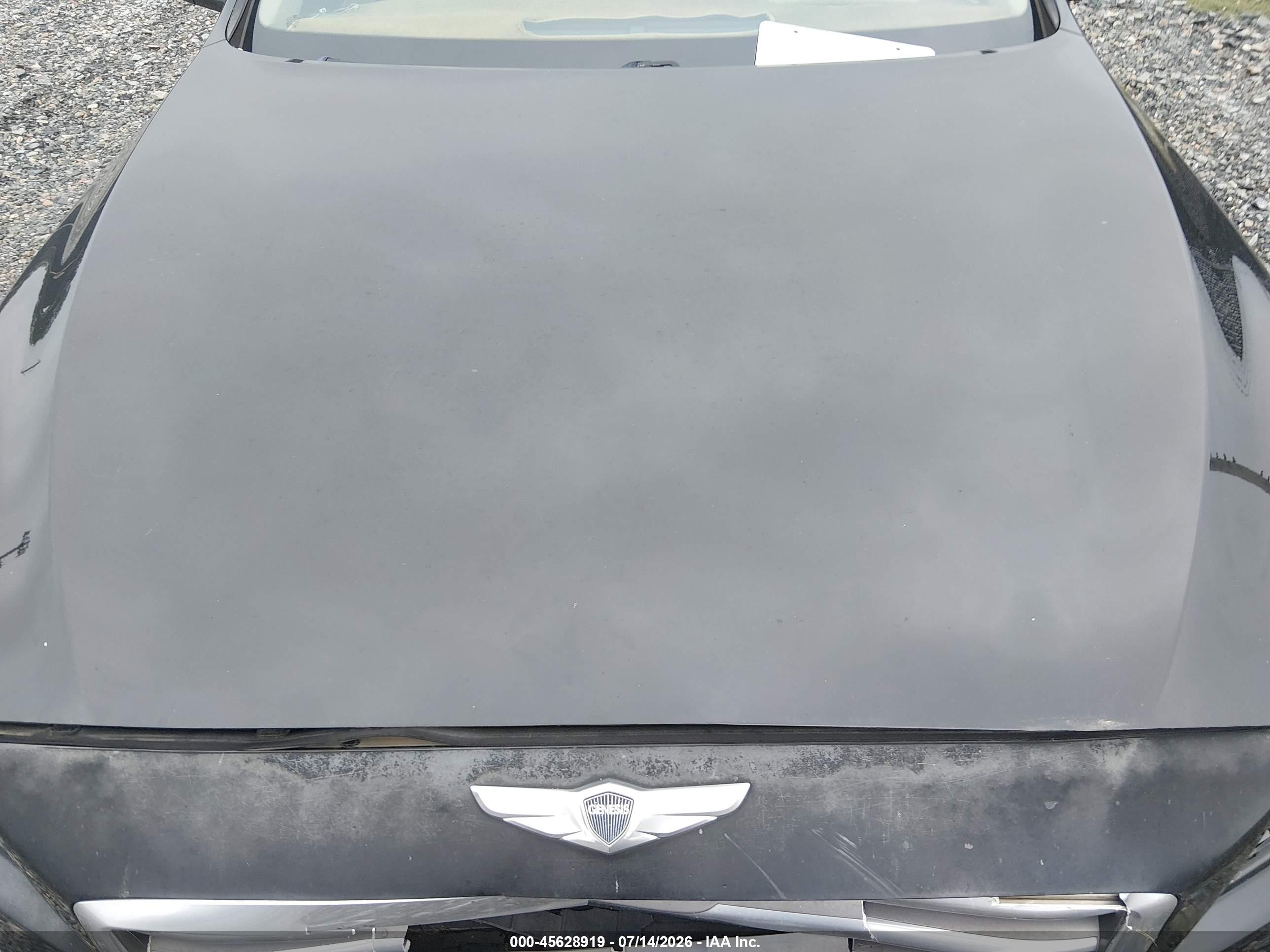 2015 Hyundai Genesis 3.8 Black vin: KMHGN4JE5FU050486