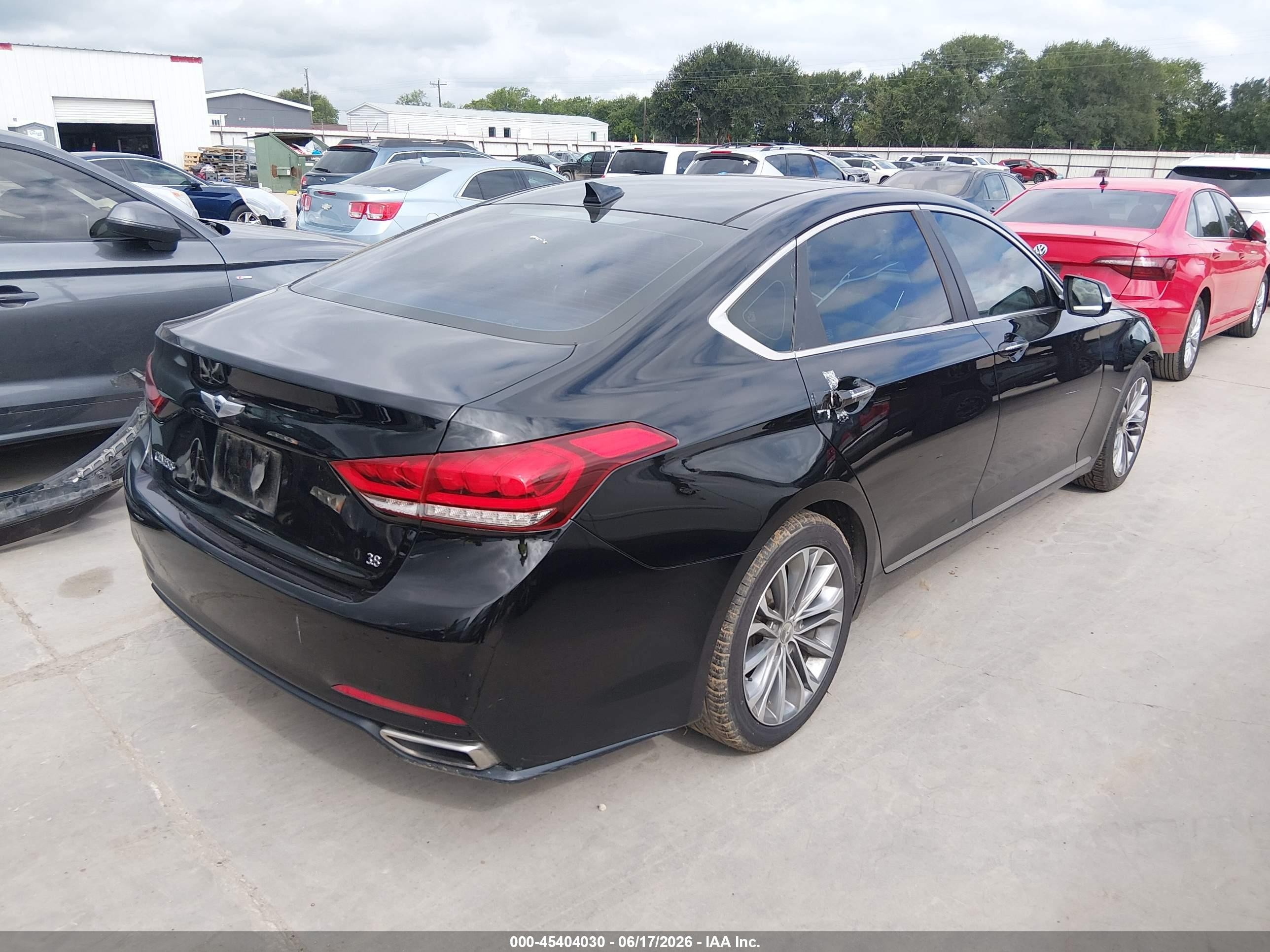 2015 Hyundai Genesis 3.8 Black vin: KMHGN4JE5FU062802
