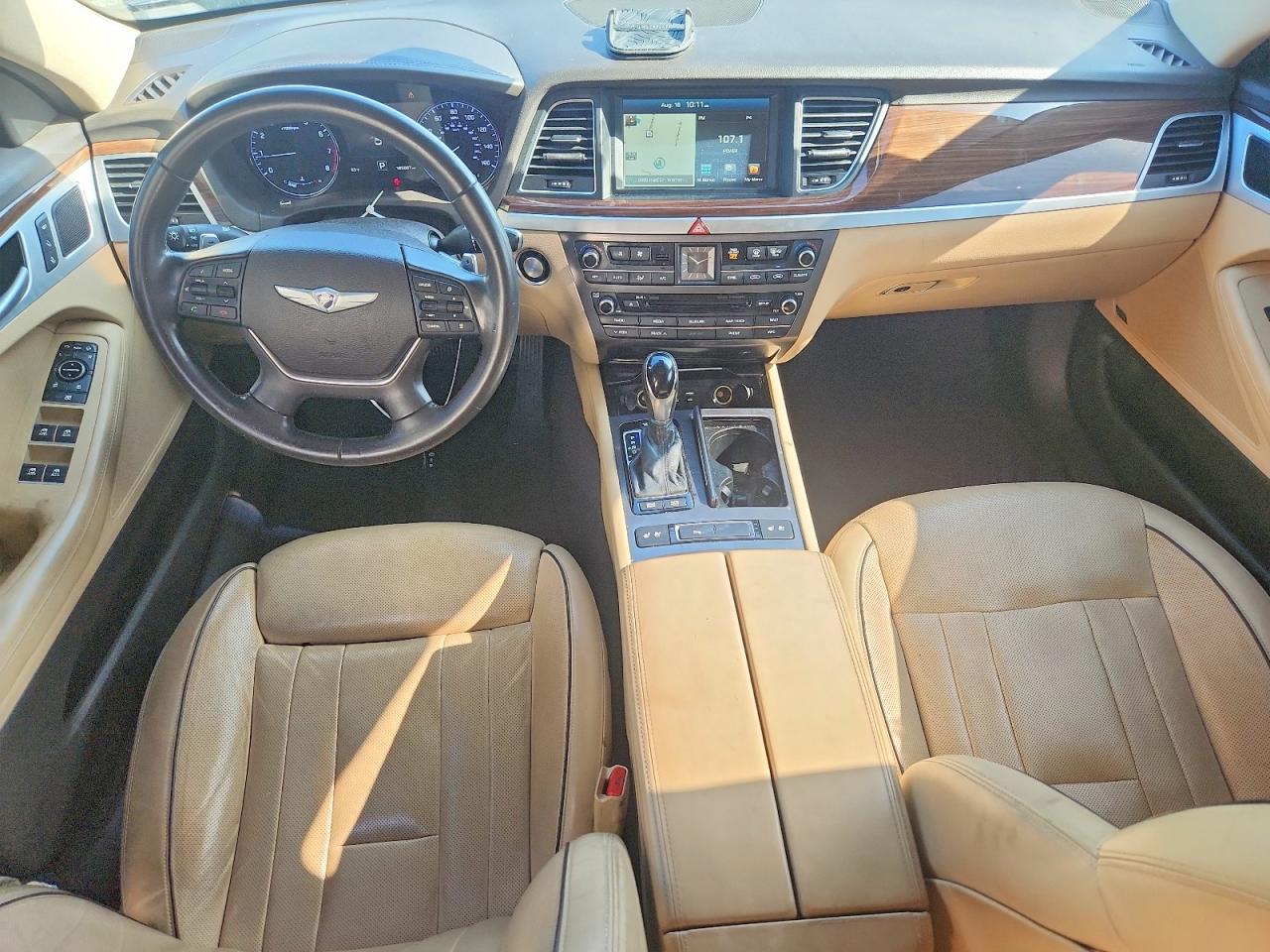 2015 Hyundai Genesis Blue vin: KMHGN4JE5FU066221