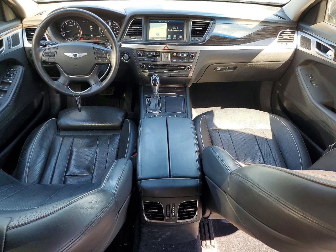 2015 Hyundai Genesis 3.8l Gray vin: KMHGN4JE5FU076070