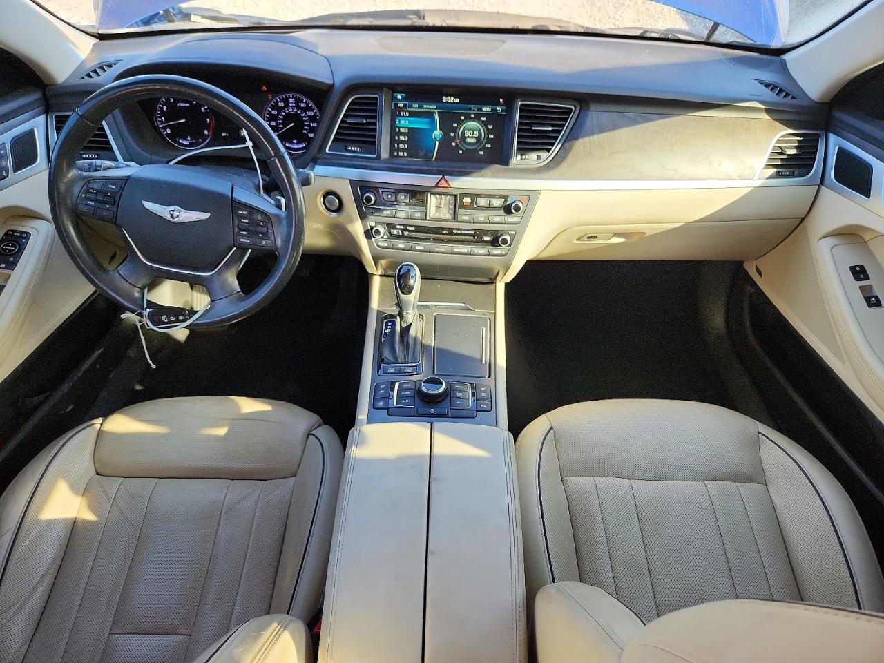 2015 Hyundai Genesis 3.8l Blue vin: KMHGN4JE5FU078336