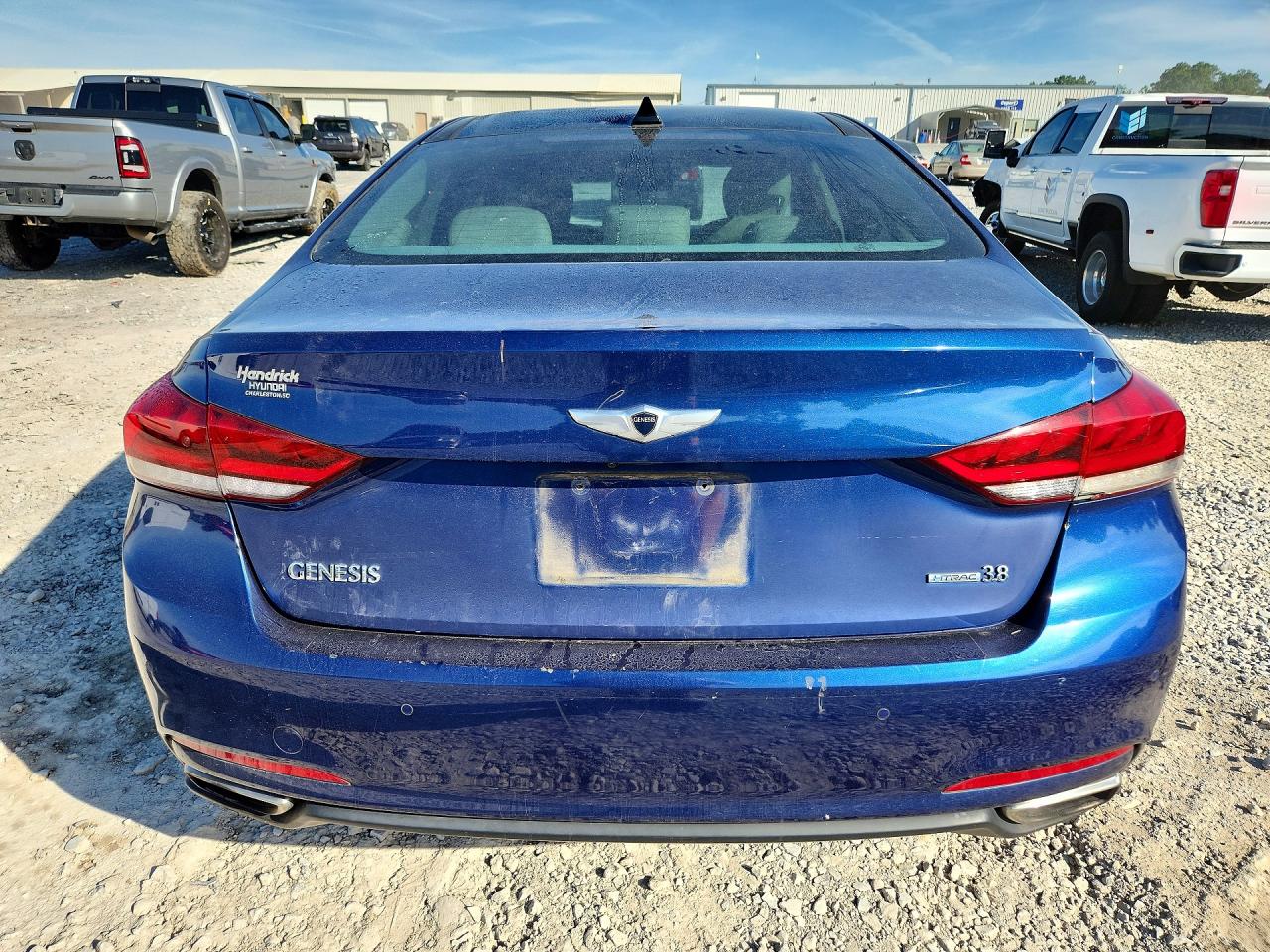 2015 Hyundai Genesis 3.8l Blue vin: KMHGN4JE5FU078336
