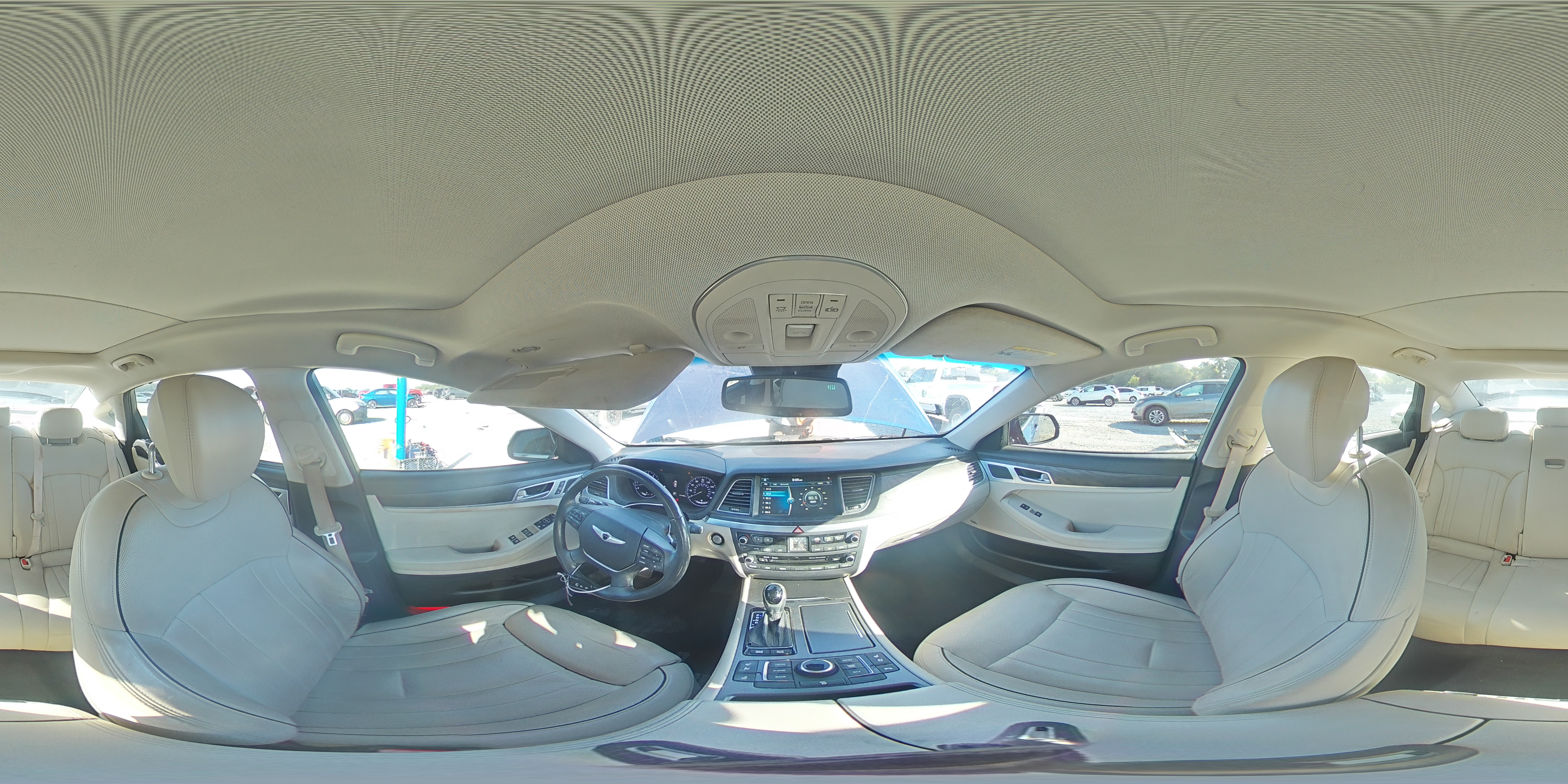 2015 Hyundai Genesis 3.8l Blue vin: KMHGN4JE5FU078336