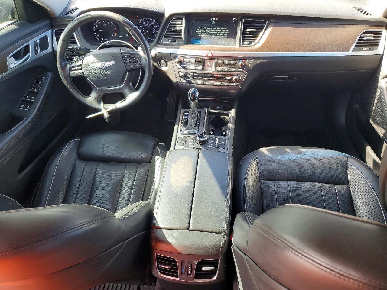 2015 Hyundai Genesis 3.8l Silver vin: KMHGN4JE5FU080443