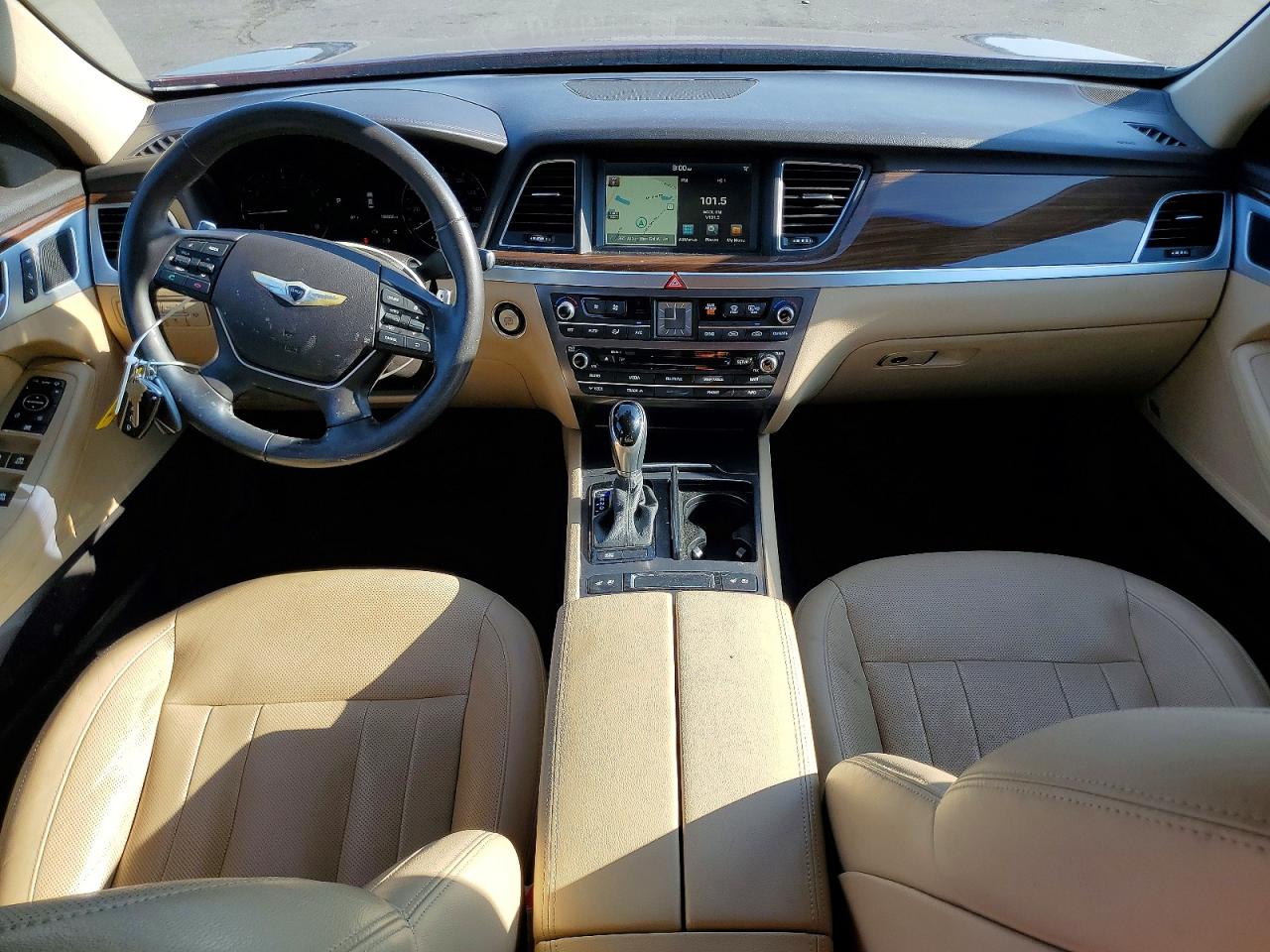 2015 Hyundai Genesis 3.8l Бордовый vin: KMHGN4JE5FU080555