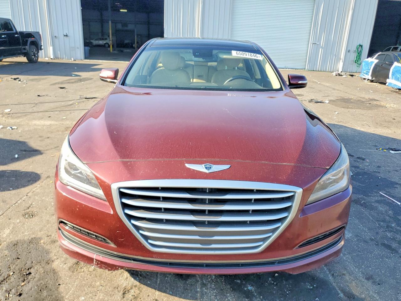 2015 Hyundai Genesis 3.8l Бордовый vin: KMHGN4JE5FU080555