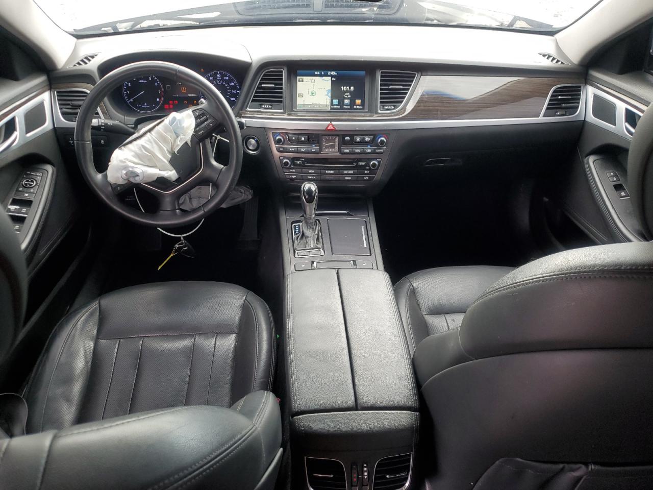 2015 Hyundai Genesis 3.8l Blue vin: KMHGN4JE5FU089854