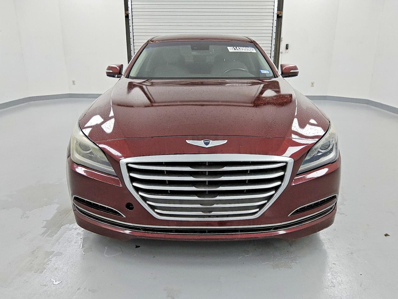 2015 Hyundai Genesis 3.8l Maroon vin: KMHGN4JE5FU096318
