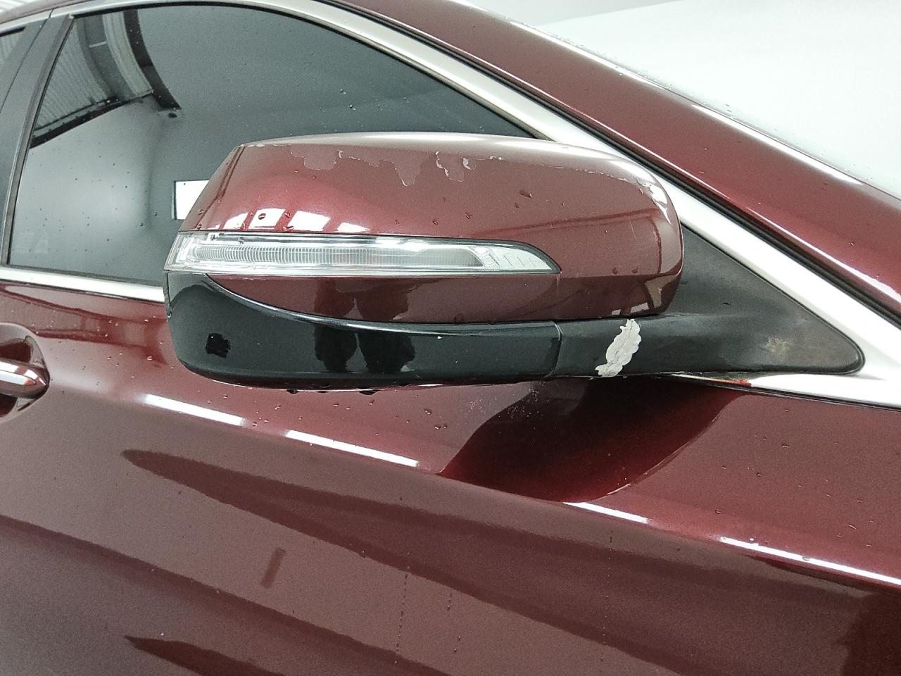 2015 Hyundai Genesis 3.8l Maroon vin: KMHGN4JE5FU096318 Damage: Rf Mirror Cover, Peeling, 5 To 6 Inches