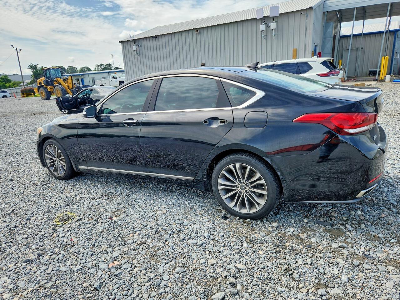 2015 Hyundai Genesis 3.8l Black vin: KMHGN4JE6FU020381