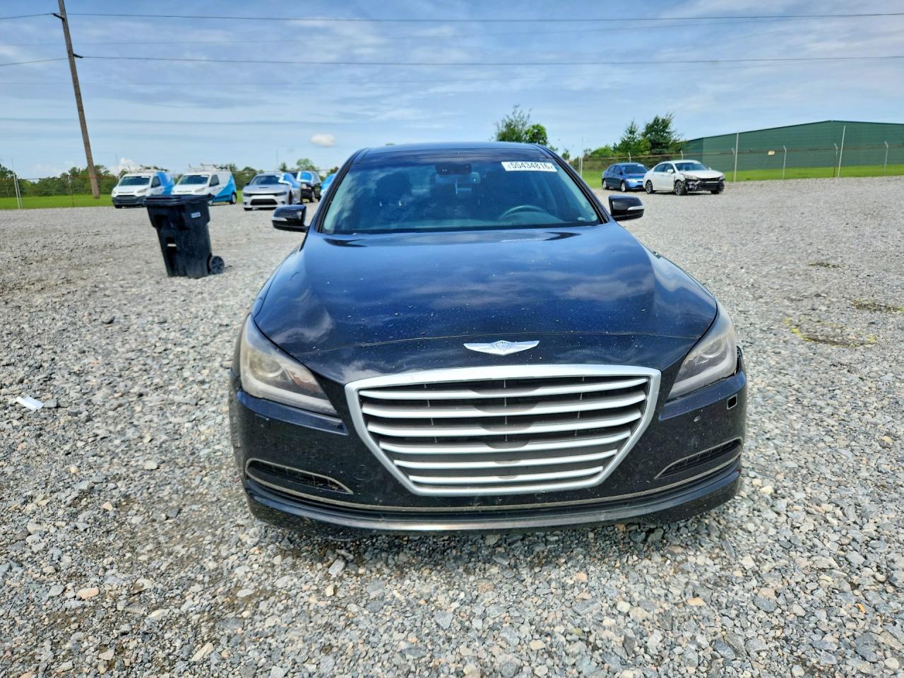 2015 Hyundai Genesis 3.8l Black vin: KMHGN4JE6FU020381