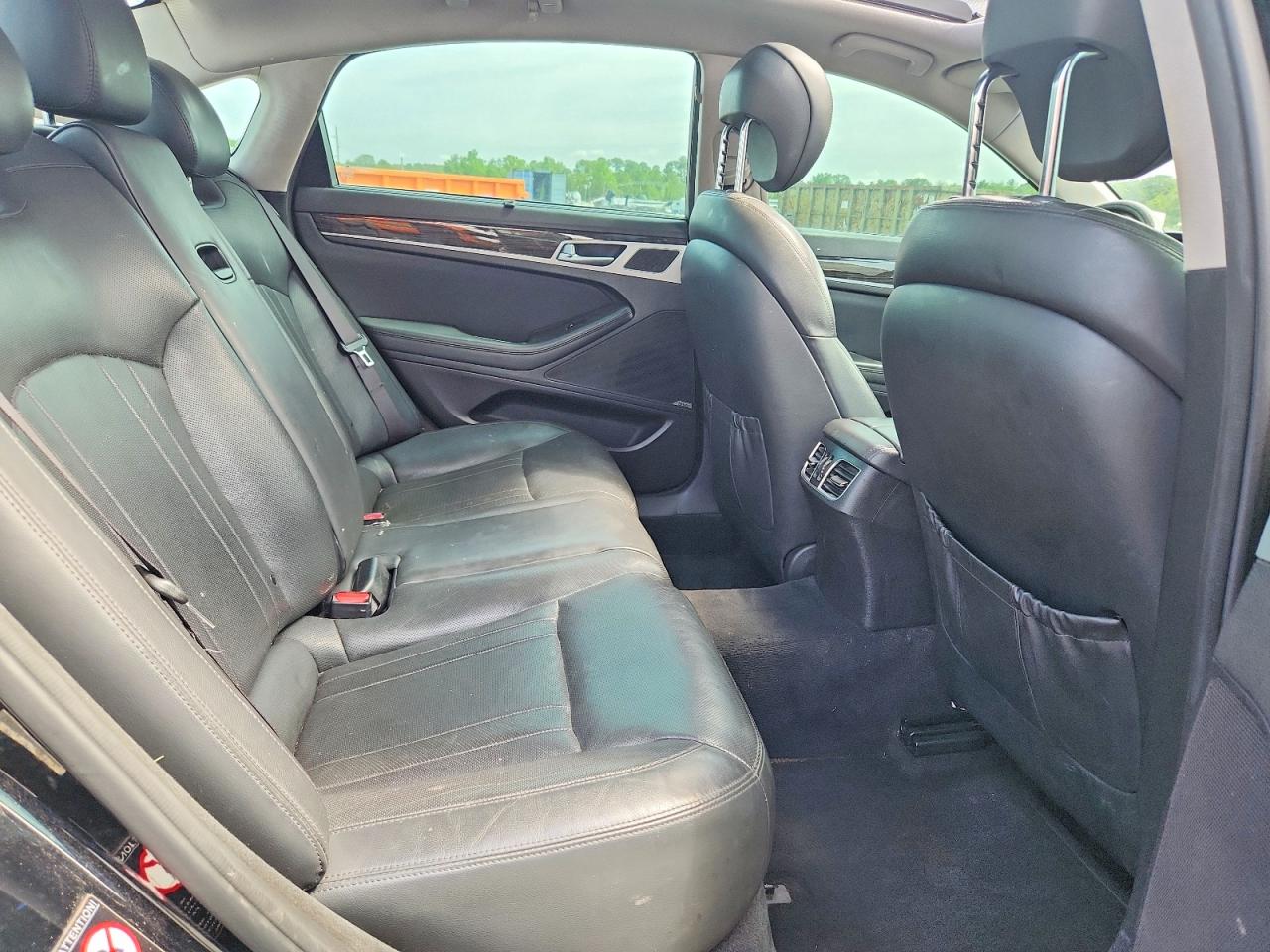 2015 Hyundai Genesis 3.8l Black vin: KMHGN4JE6FU020381