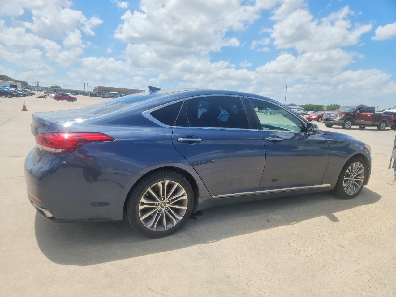 2015 Hyundai Genesis 3.8l Blue vin: KMHGN4JE6FU037553