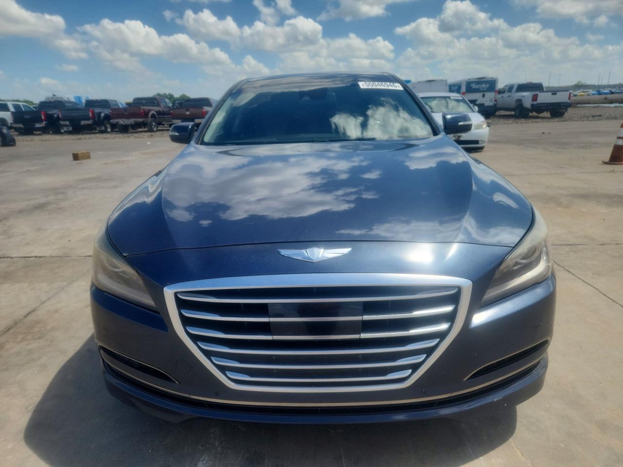 2015 Hyundai Genesis 3.8l Blue vin: KMHGN4JE6FU037553