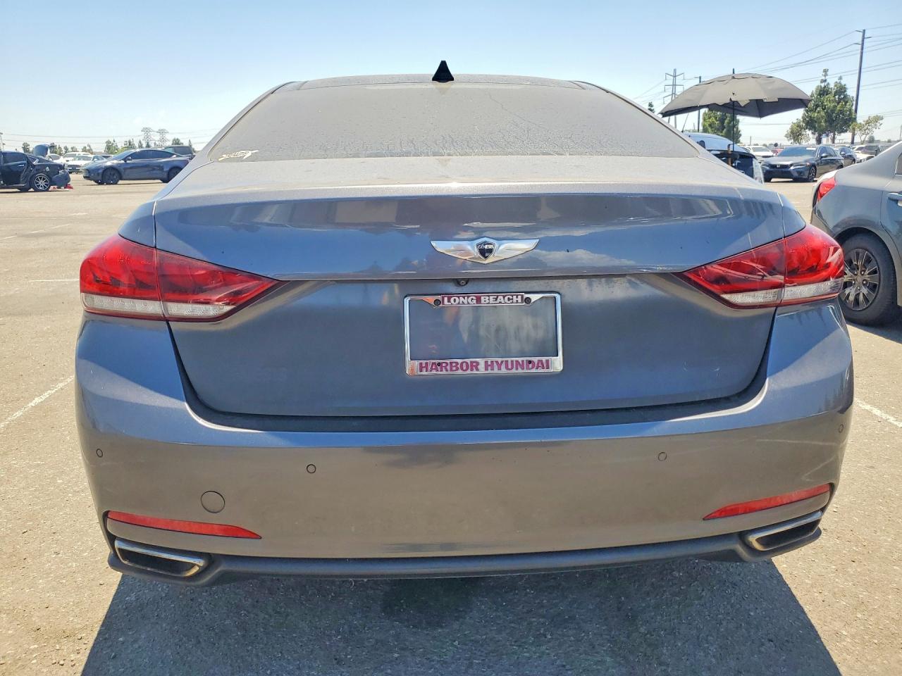 2015 Hyundai Genesis 3.8l Gray vin: KMHGN4JE6FU070505