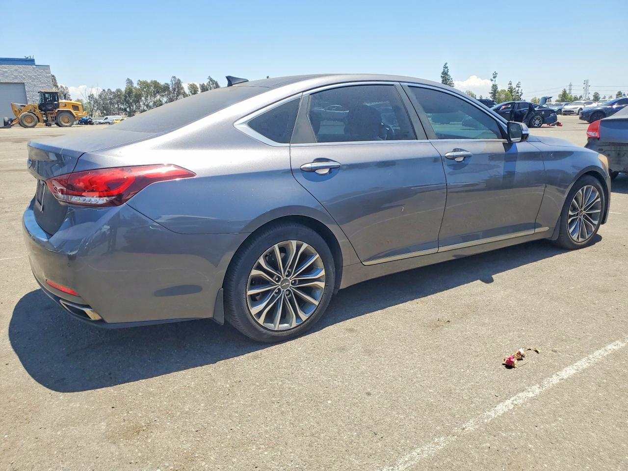 2015 Hyundai Genesis 3.8l Gray vin: KMHGN4JE6FU070505