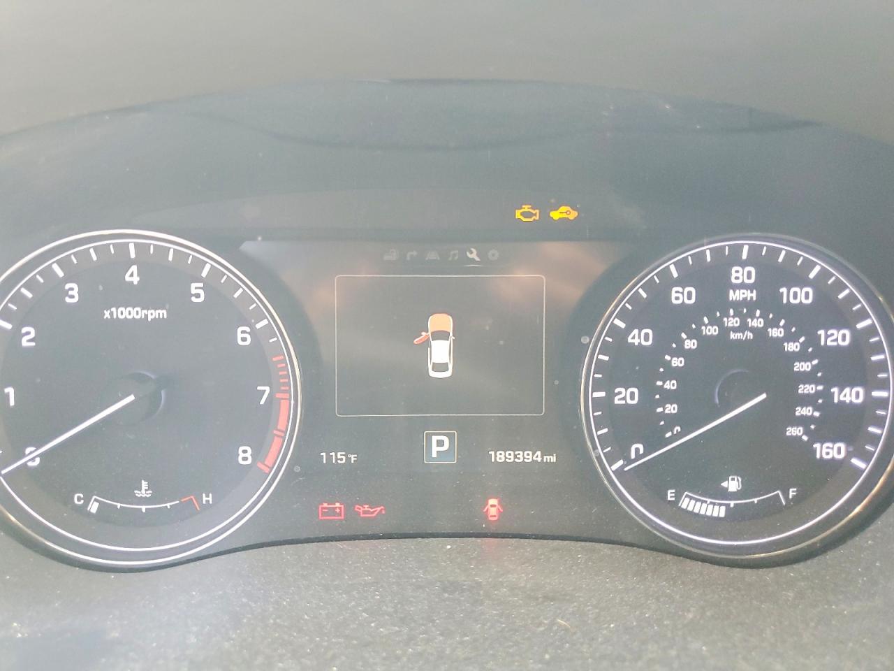 2015 Hyundai Genesis 3.8l Gray vin: KMHGN4JE6FU070505