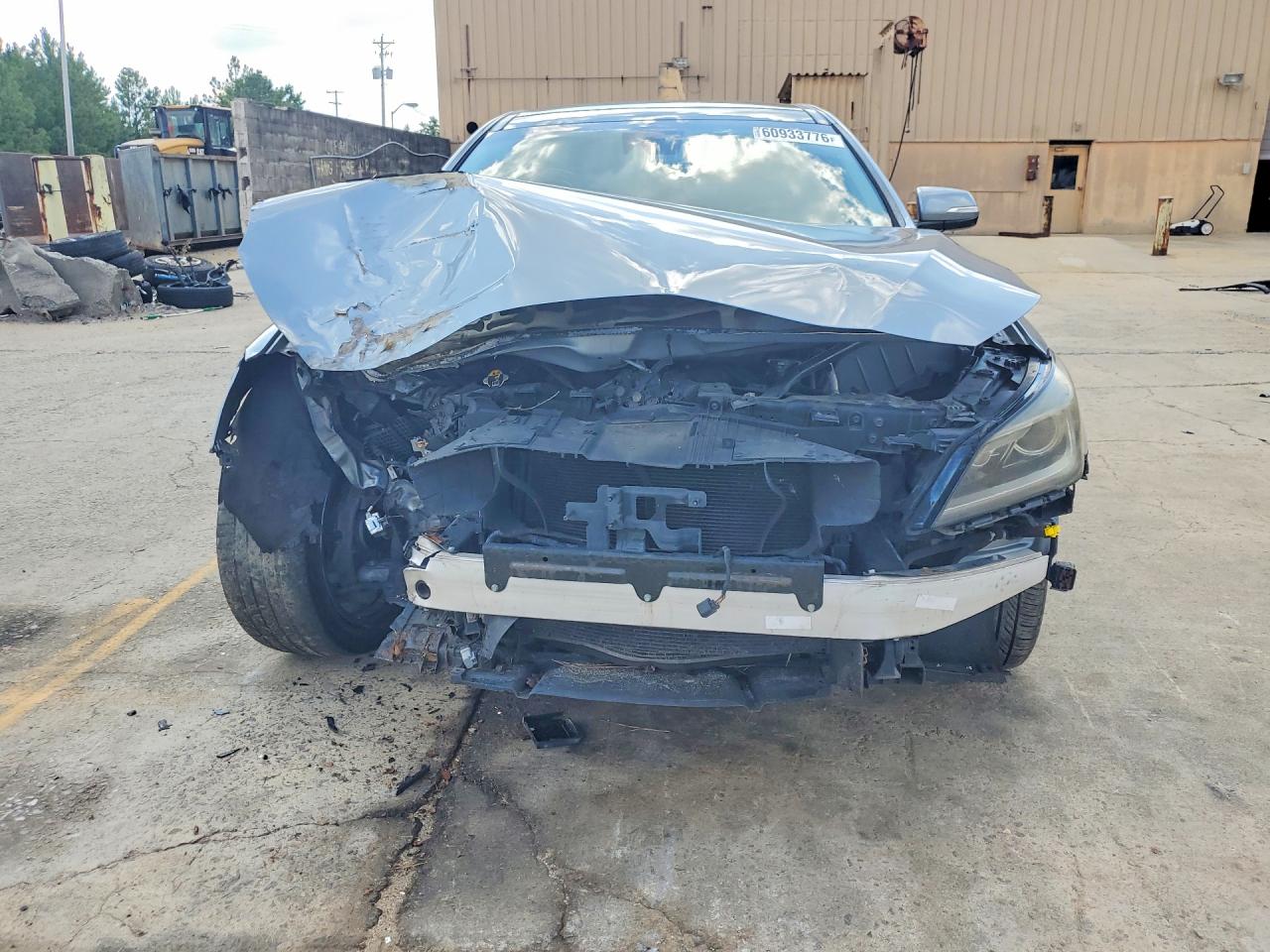 2015 Hyundai Genesis 3.8l Серебряный vin: KMHGN4JE6FU086879