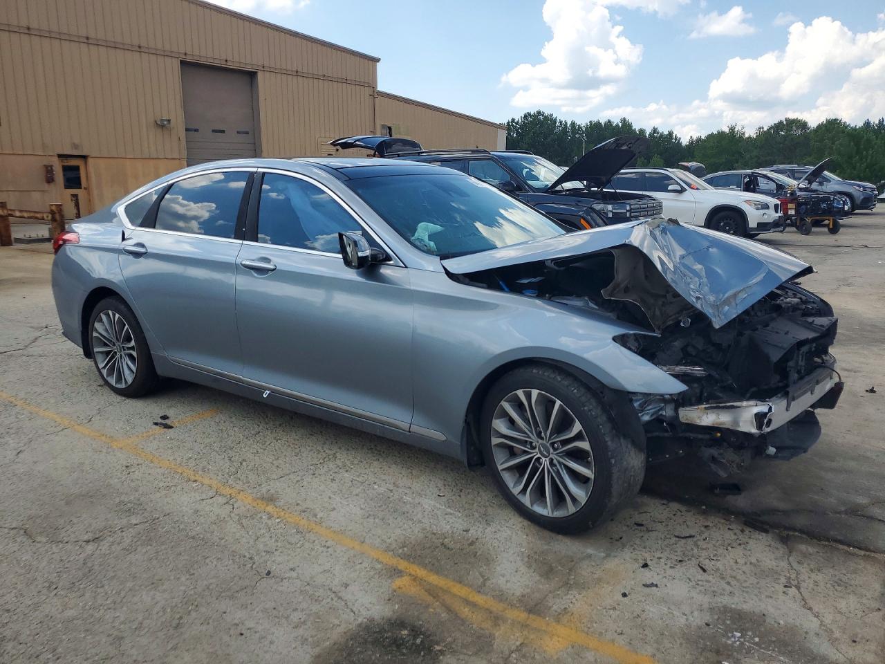 2015 Hyundai Genesis 3.8l Серебряный vin: KMHGN4JE6FU086879