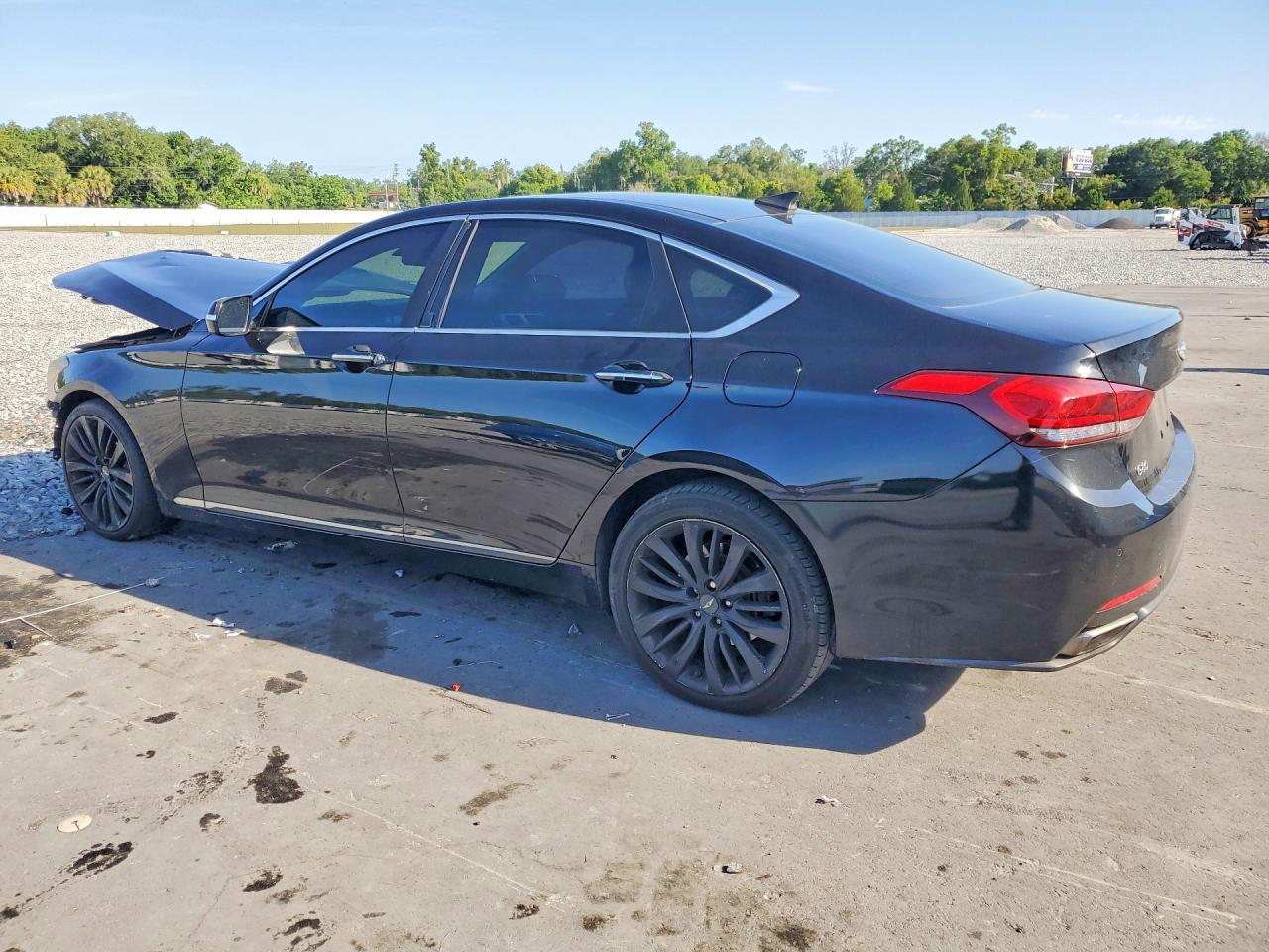 2015 Hyundai Genesis 3.8l Black vin: KMHGN4JE7FU016713