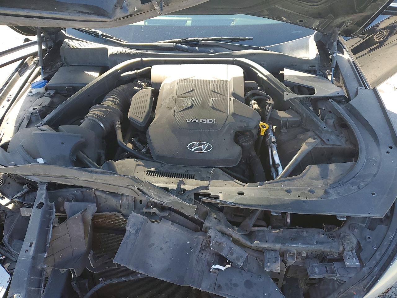 2015 Hyundai Genesis 3.8l Black vin: KMHGN4JE7FU016713