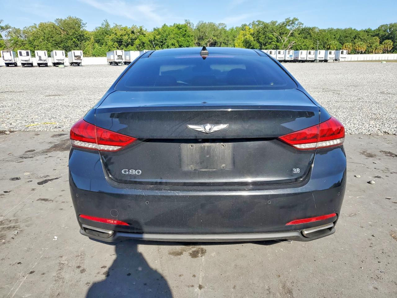 2015 Hyundai Genesis 3.8l Black vin: KMHGN4JE7FU016713