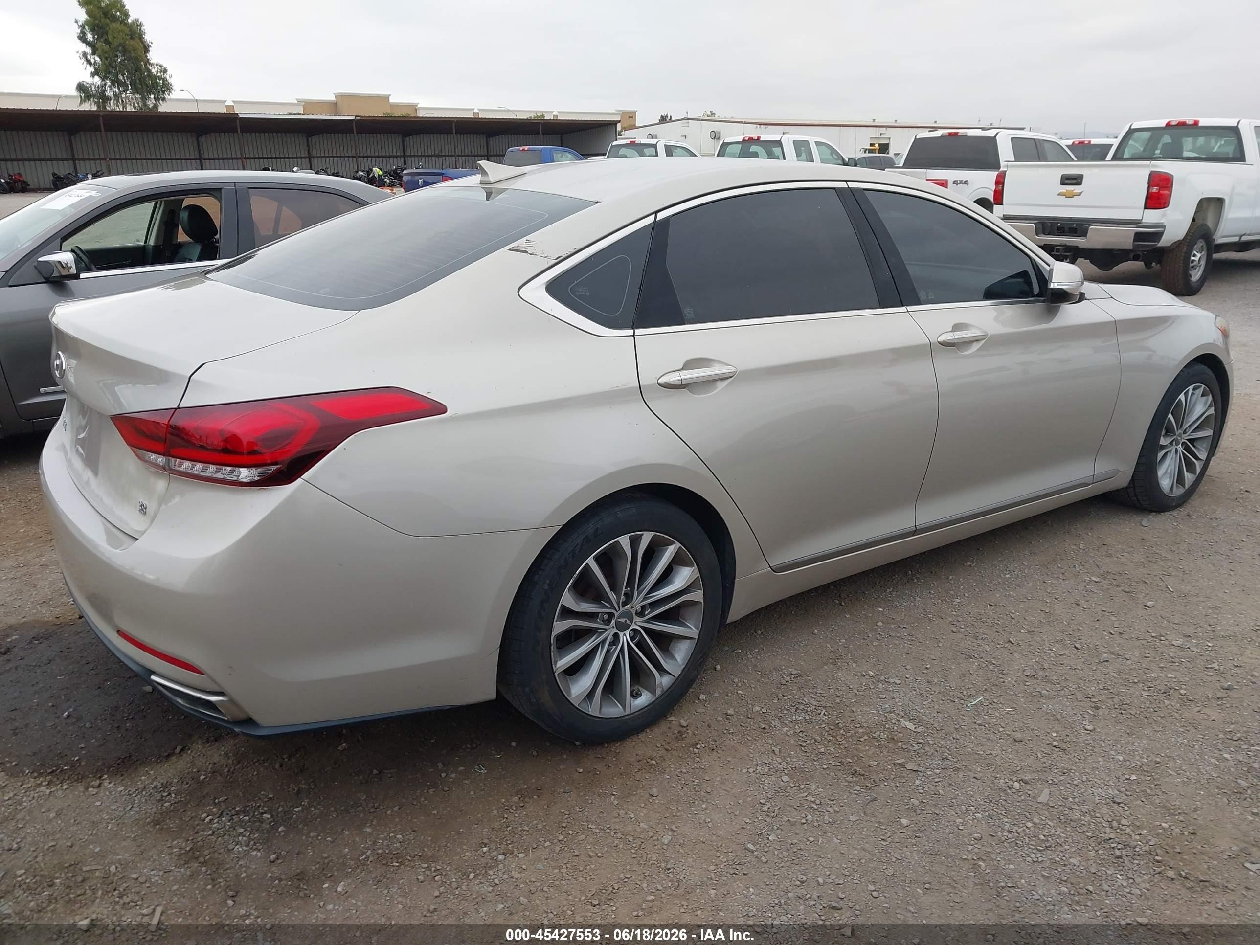 2015 Hyundai Genesis 3.8 Gold vin: KMHGN4JE7FU038372