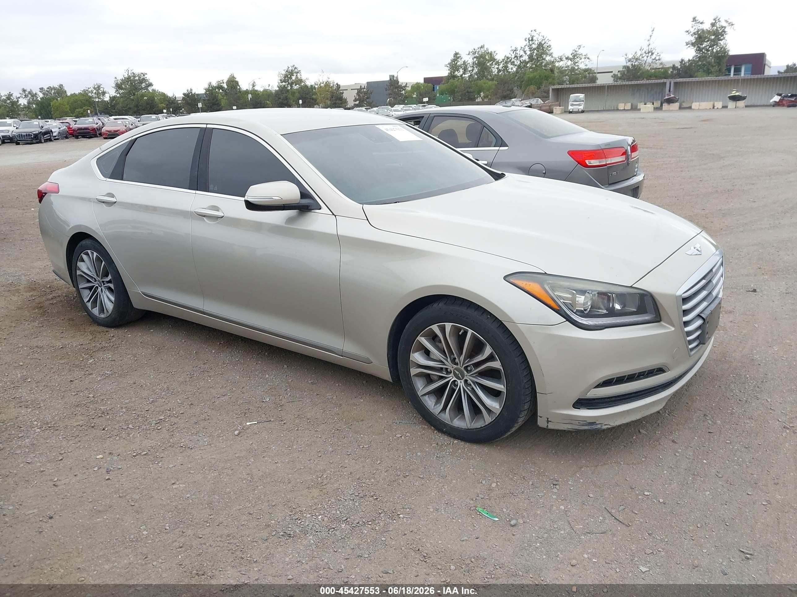 2015 Hyundai Genesis 3.8 Gold vin: KMHGN4JE7FU038372